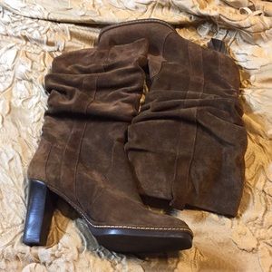 Slouchy boot. 3.5 inch heels